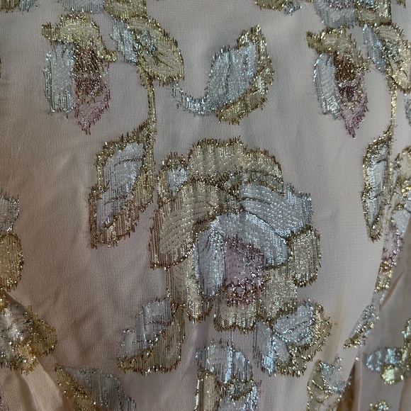 Patra 1980s Pink and Gold Dress - Picture 3 of 4